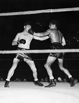 Punching Prints: Jimmy Braddock Boxing Against Max Baer