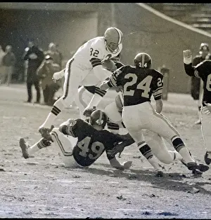 Jimmy Brown Stepping Over Bob Sherman