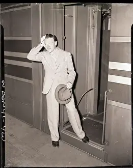 Stepping Prints: Jimmy Cagney Stepping Off Train