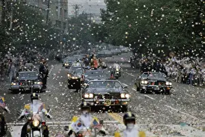 Jimmy Carter and Others During Motorcade