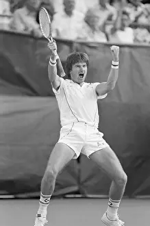 Final Prints: Jimmy Connors Celebrating at US Open
