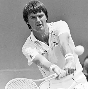 Jimmy Connors at Tennis Exhibition Match