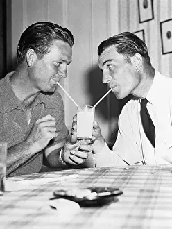 Milk Prints: Jimmy Demaret and Ben Hogan Sharing a Glass of Milk