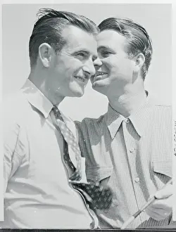 Jimmy Demaret Speaking to Lloyd Mangrum
