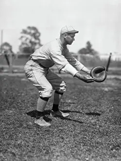 Jimmy Fox In Catching Position