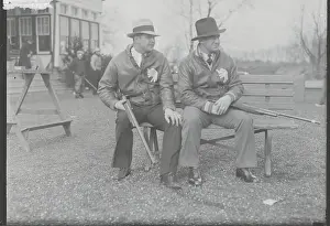 Jimmy Foxx and Gordon Cochrane Sitting Together