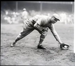 Fielding Prints: Jimmy Foxx of the Philadelphia Athletics