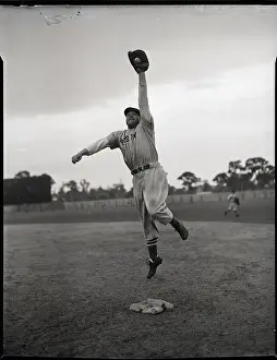 Sarasota Prints: Jimmy Foxx Reaching For Catch @ Practice