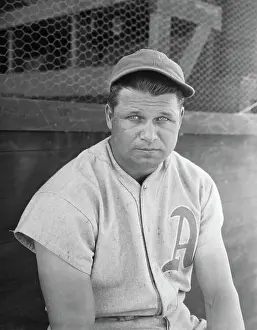 Jimmy Foxx Waist-Up Seated