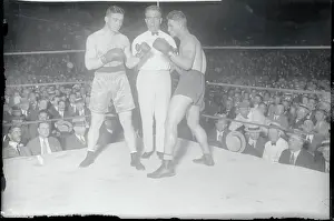 Jimmy Goodrich in the Boxing Ring with Stan Loayza