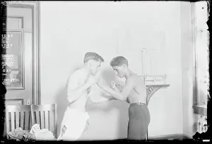 Sparring Prints: Jimmy Goodrich Sparring Against Stan Loayza