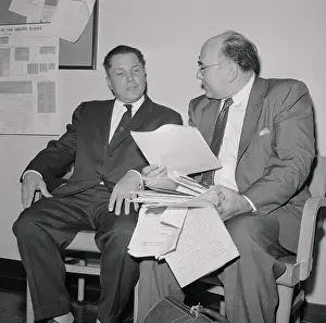 Jimmy Hoffa Conferring with Attorney Jacob Kossman