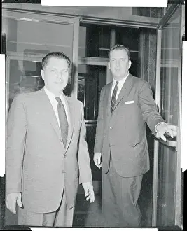 Jimmy Hoffa with Edward Bennett Williams