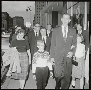 Chattanooga Prints: Jimmy Hoffa and Ewing King Family Leaving Court