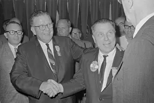 Jimmy Hoffa and Frank Fitzsimmons Shaking Hands