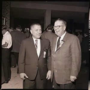 Jimmy Hoffa and Frank Fitzsimmons Smiling