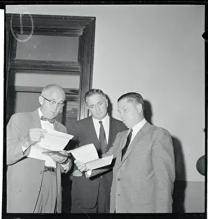 Jimmy Hoffa with Jack Peeples and Harold Shapiro