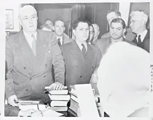 Fitzgerald Prints: Jimmy Hoffa with Lawyer Georges Fitzgerald