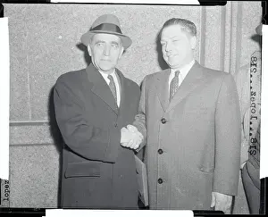 Jimmy Hoffa with His Lawyer Sol Gelb