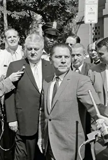 Jimmy Hoffa Leaving Court House