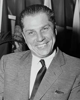 Jimmy Hoffa Smiling, Pose For Photograph