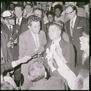 Chattanooga Prints: Jimmy Hoffa Speaking to Newsmen