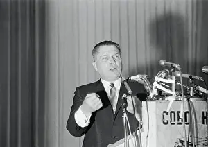 Jimmy Hoffa Speaking to Union Members