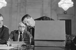 Senate Wing Prints: Jimmy Hoffa Testifying Before Senate