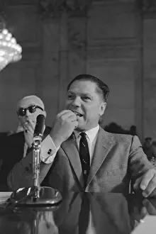 Jimmy Hoffa Testifying Before Senate