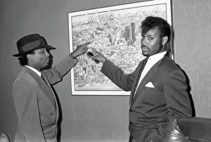 Jimmy Jam and Terry Lewis Visit Right On! Magazine Offices