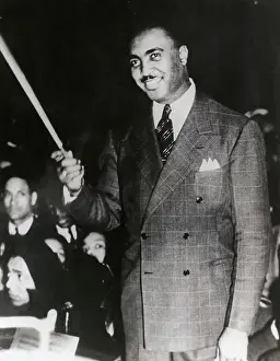 Conducting Prints: Jimmy Lunceford Directing His Orchestra