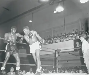 Jimmy Slade Boxing Against Tommy Jackson