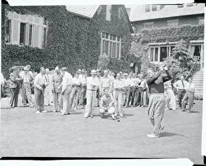 Springfield Prints: Jimmy Thompson Driving From First Tee