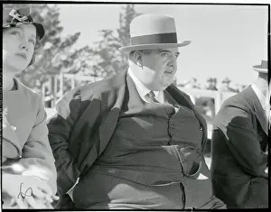 Pasadena Prints: J.L. Comiskey Observing Baseball Practice