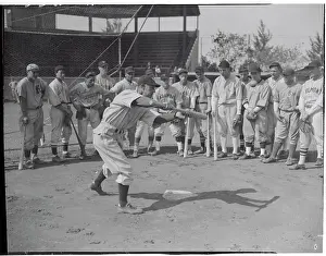 Jo Jo White Giving Batting Lesson