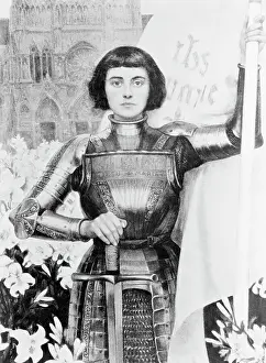 Courage Prints: Joan of Arc in Armor