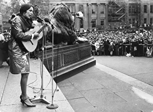 Folk Prints: Joan Baez Sings at Vietnam Protest