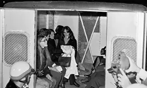 Folk Prints: Joan Baez Waiting in Police Van
