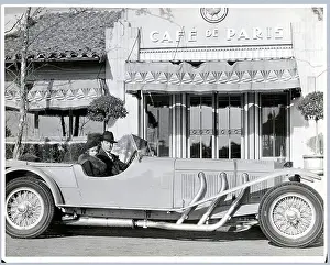 Parked Prints: Joan Bennett and Gene Markey in Their Mercedes Convertible