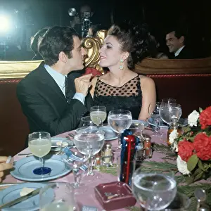 Joan Collins and Husband Anthony Newley