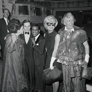 Joan Collins and Husband Anthony Newley Celebrating Play
