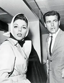 Joan Collins Wearing a Scarf