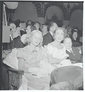 Christina Crawford Prints: Joan Crawford with Children at Premiere