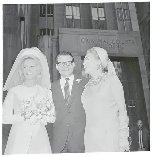 Christina Crawford Prints: Joan Crawford at Her Daughter Christine's Wedding Ceremony