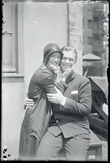Prints of (Original Caption). That's my papa. New York. Joan Crawford, she of the movies and her new husband Douglas Fairbanks Jr A Glamorous Life Captured: Joan Crawford and Douglas Fairbanks
