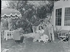 Christina Crawford Prints: Joan Crawford and Guests Being Photographed