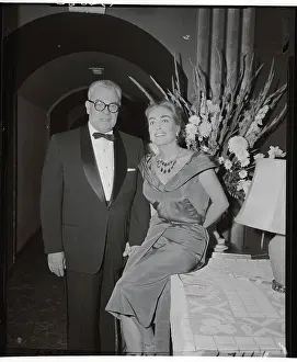 Pepsico Prints: Joan Crawford and Husband Attending Party