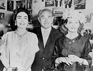Company Vice President Prints: Joan Crawford, Jack Warner, and Bette Davis