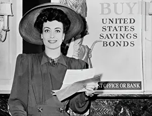 Government Bond Prints: Joan Crawford Participating in War Bond Drive