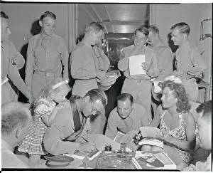 Joan Crawford Signing Autographs